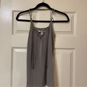 a&f front tie tank top